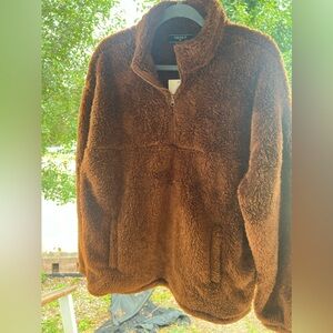 Forever 21, Brown Fuzzy Jacket